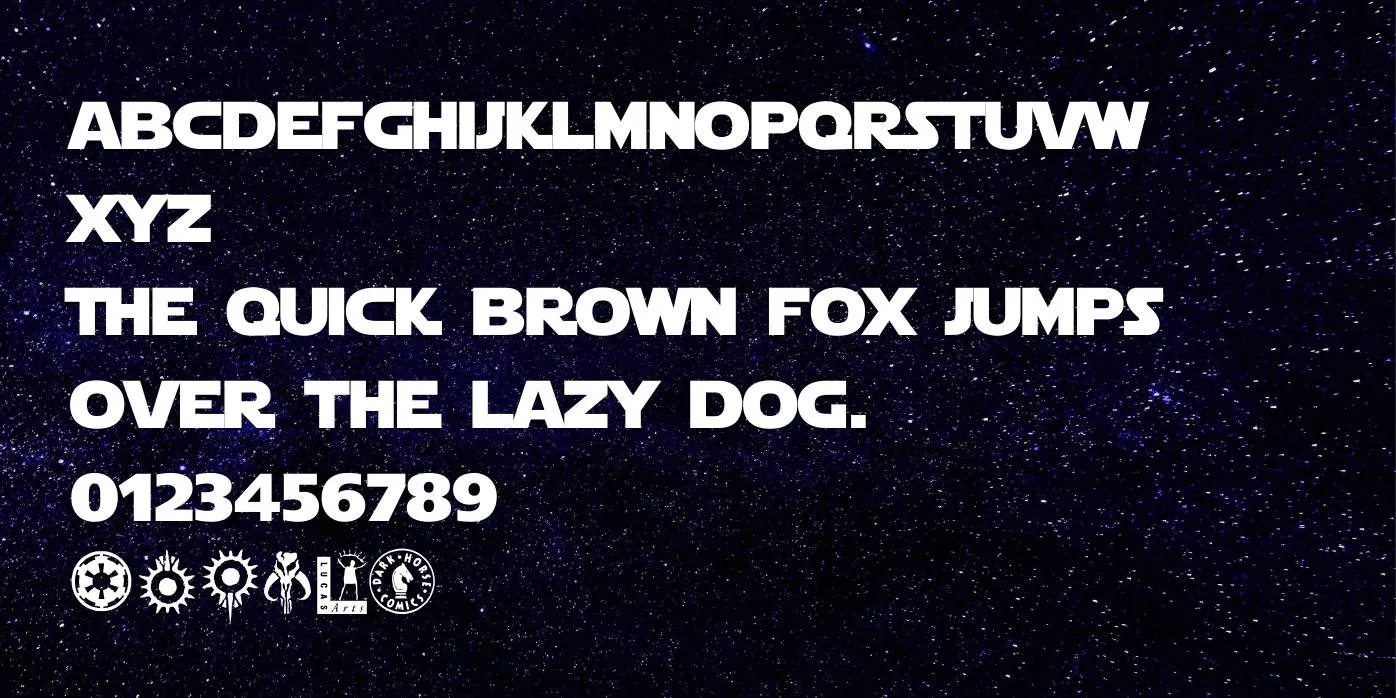 star wars font