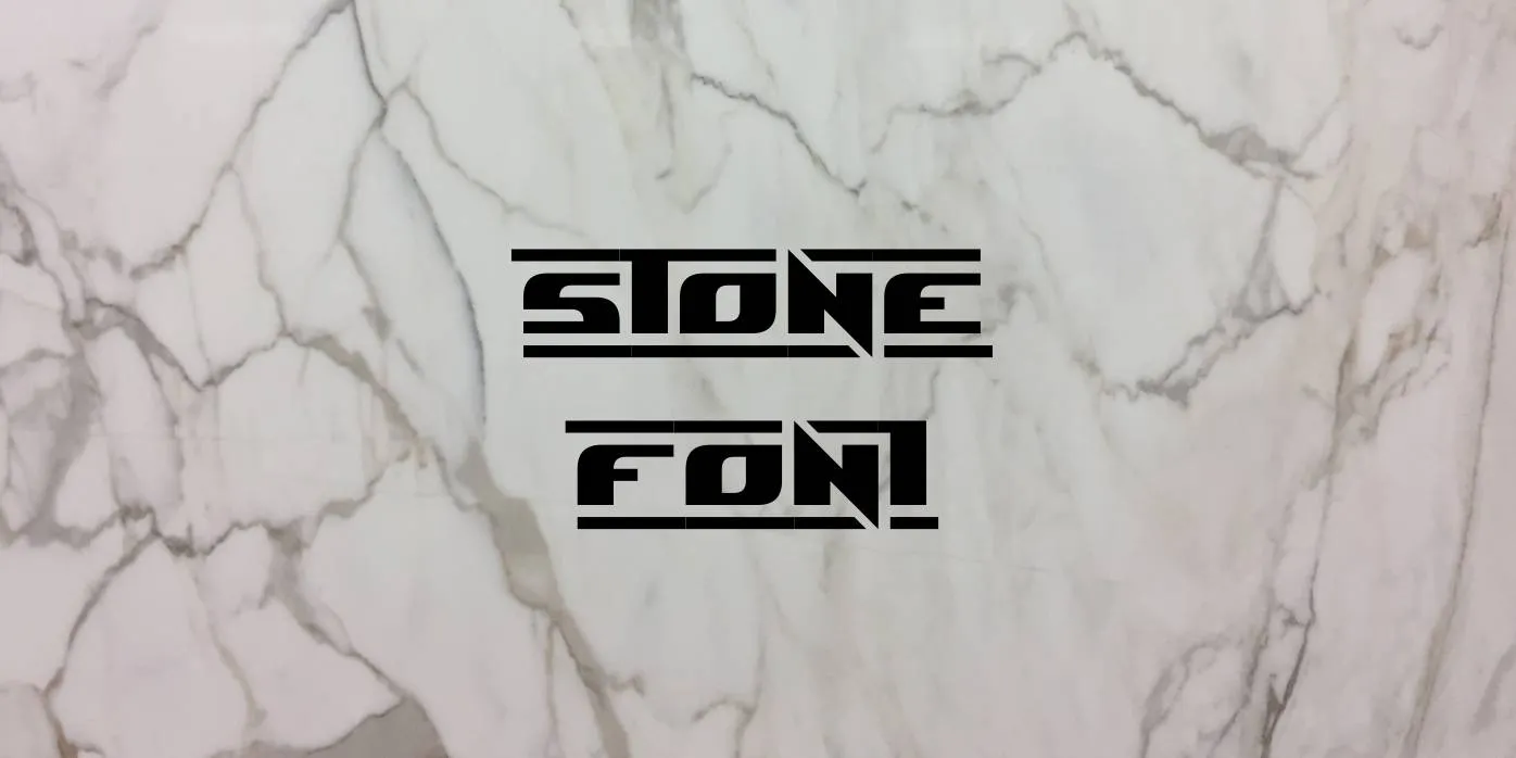 Stone Font Free Download