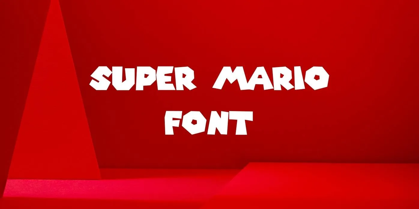 Super Mario Font Free Download