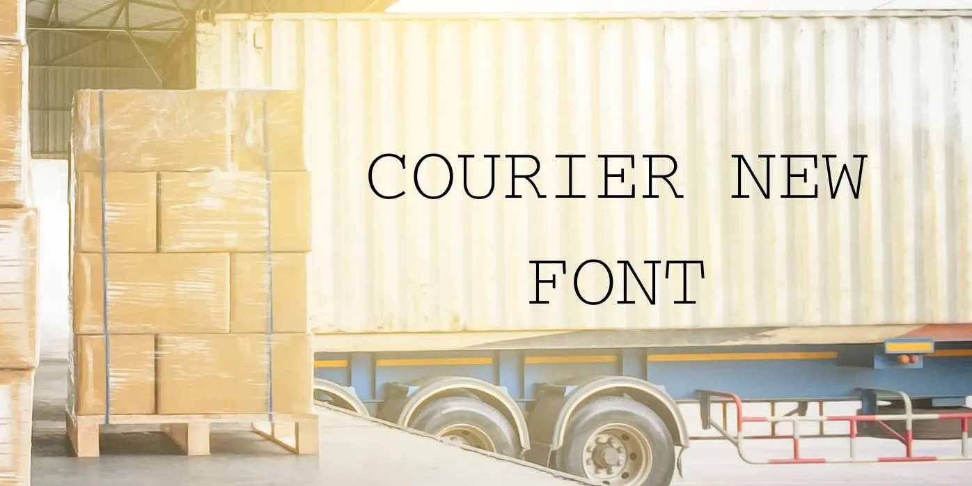 Courier New Font