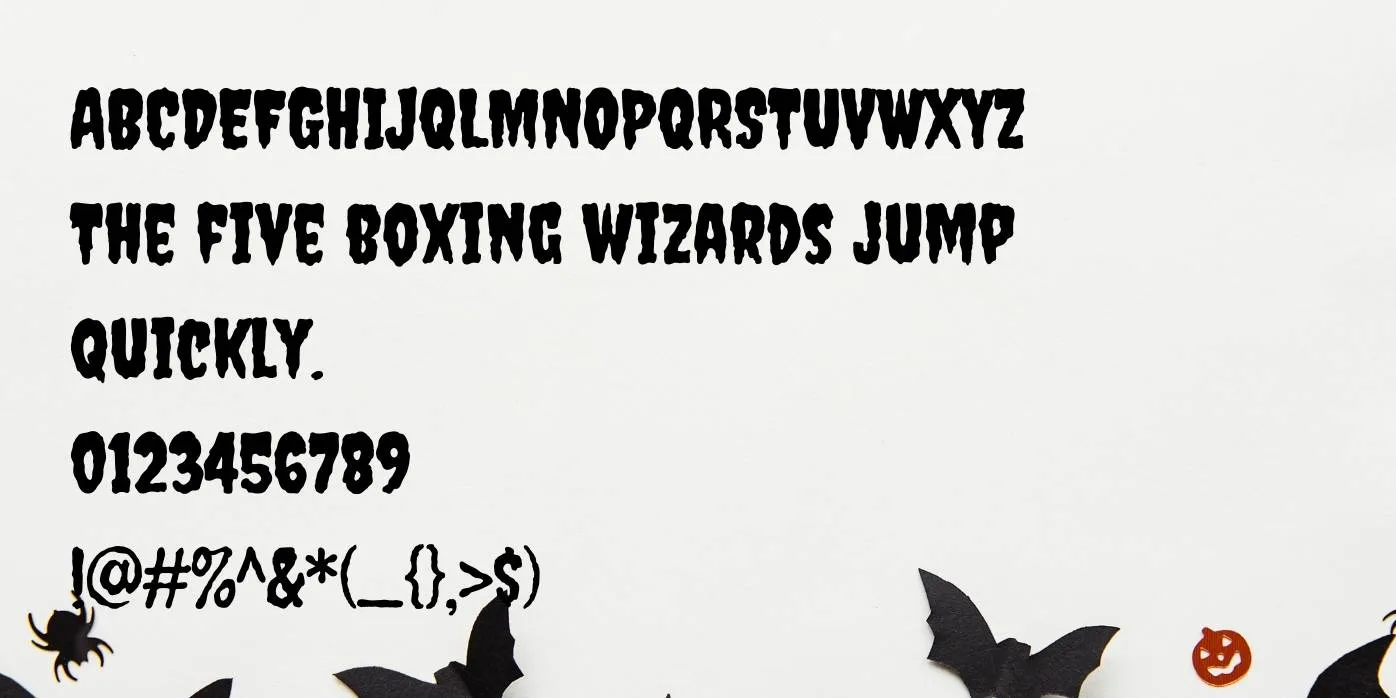 creepster font