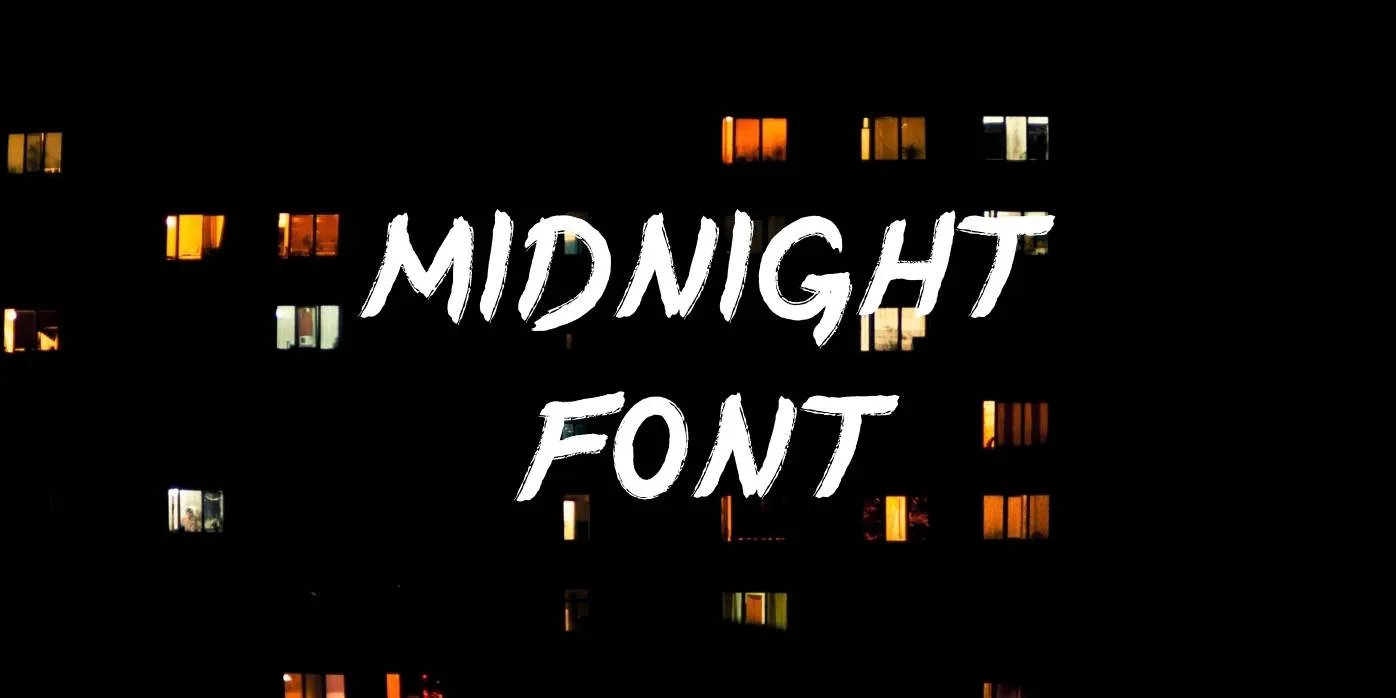 Midnight Font Free Download