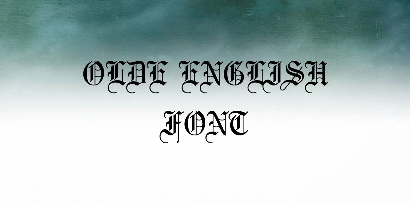 Olde English Font Free Download