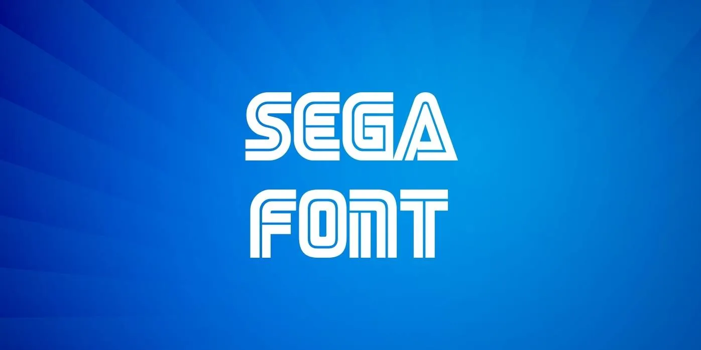 Sega Font Free Download