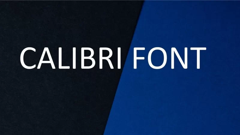 Calibri Font Free Download