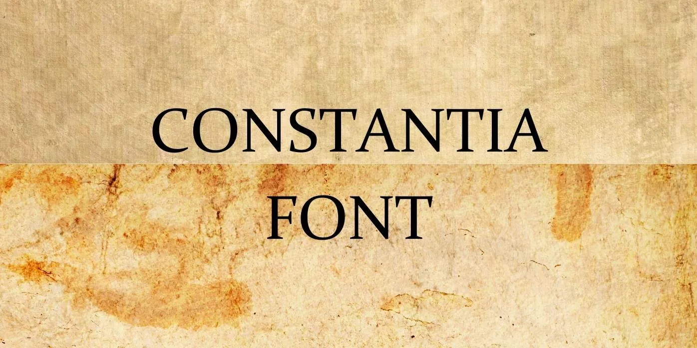 Constantia Font Free Download