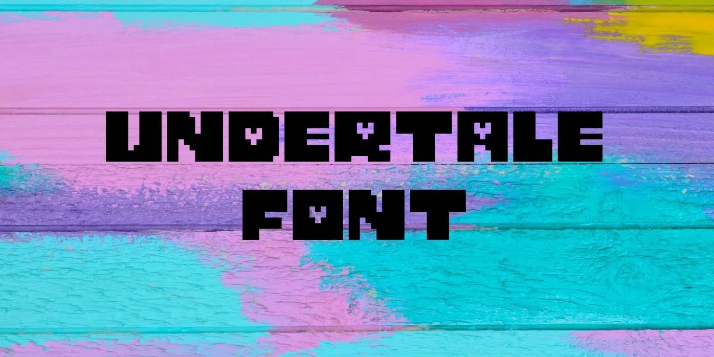 Undertale Logo Font Free Download