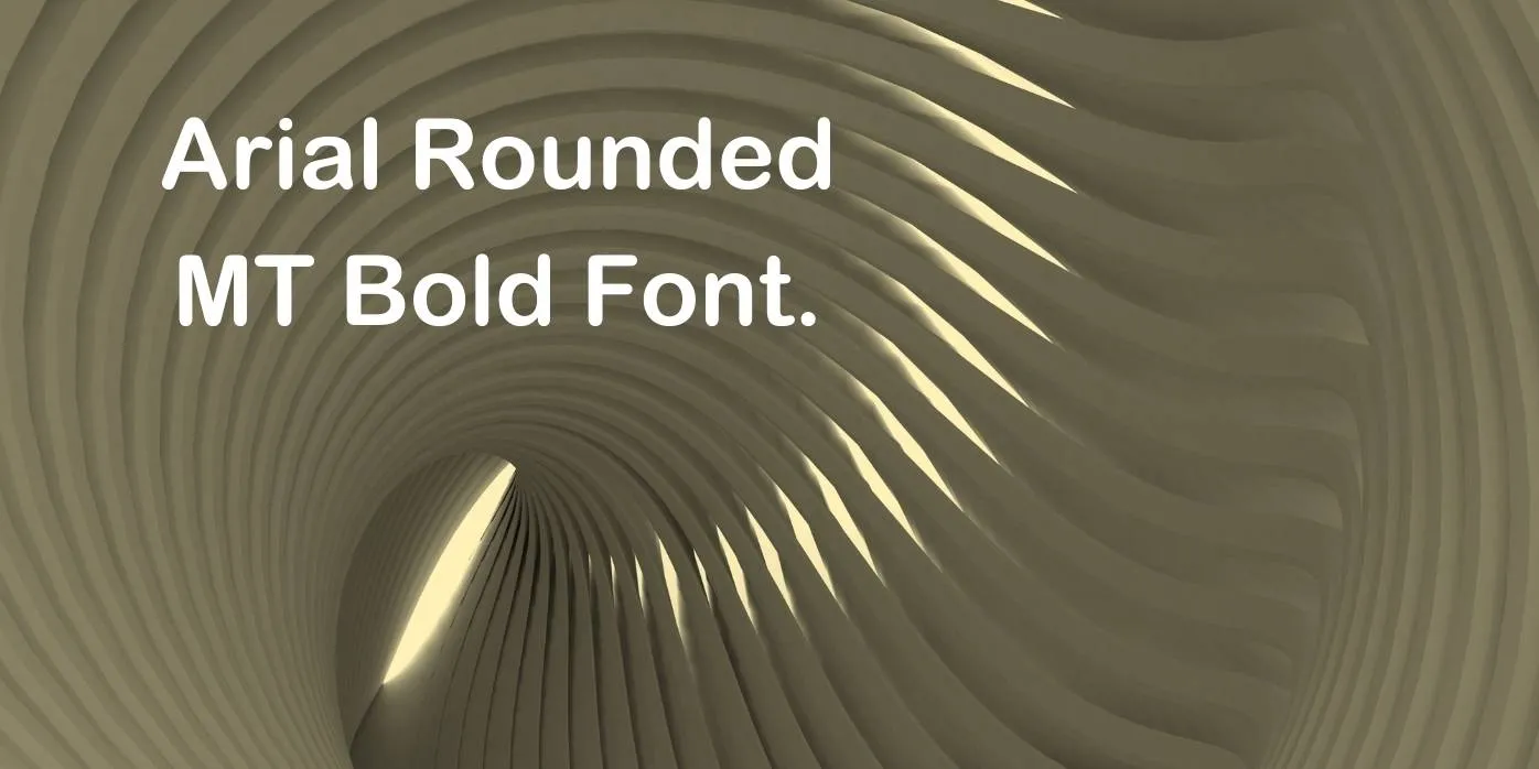 Arial Rounded MT bold Font Free Download