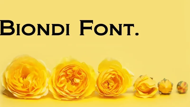 Biondi Font Free Download