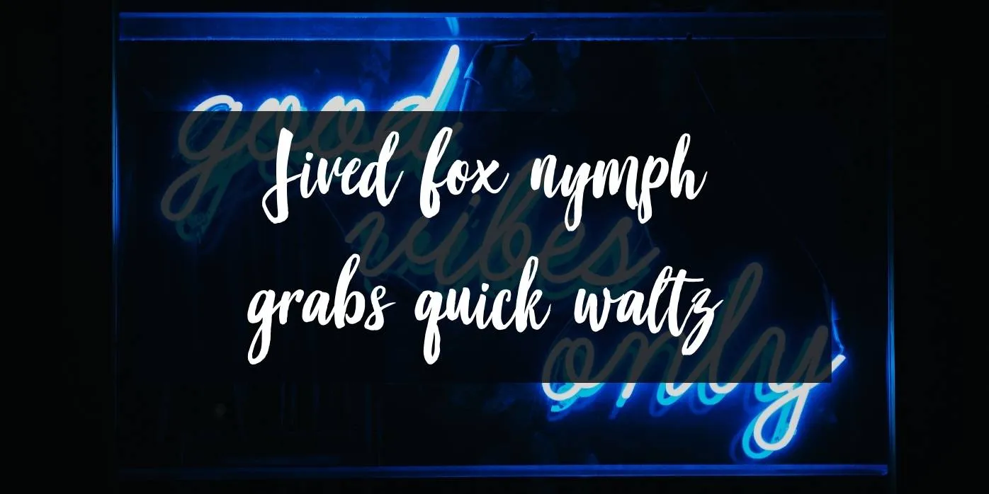 Good Vibes Font