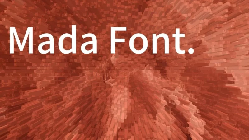 Mada Font Free Download