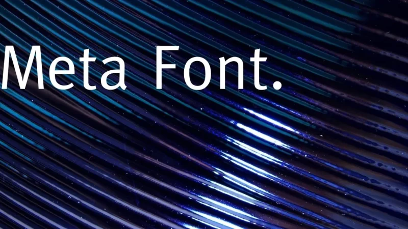 Meta Font Free Download