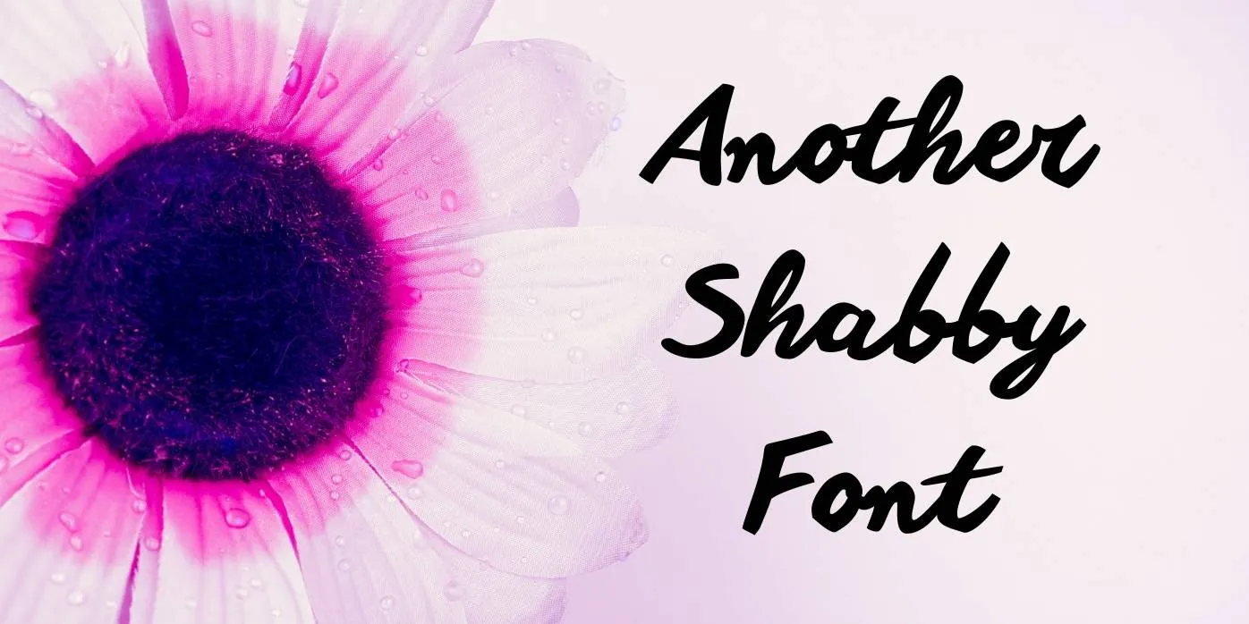 Another Shabby Font Free Download