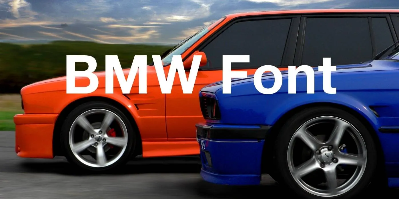 BMW Font Free Download