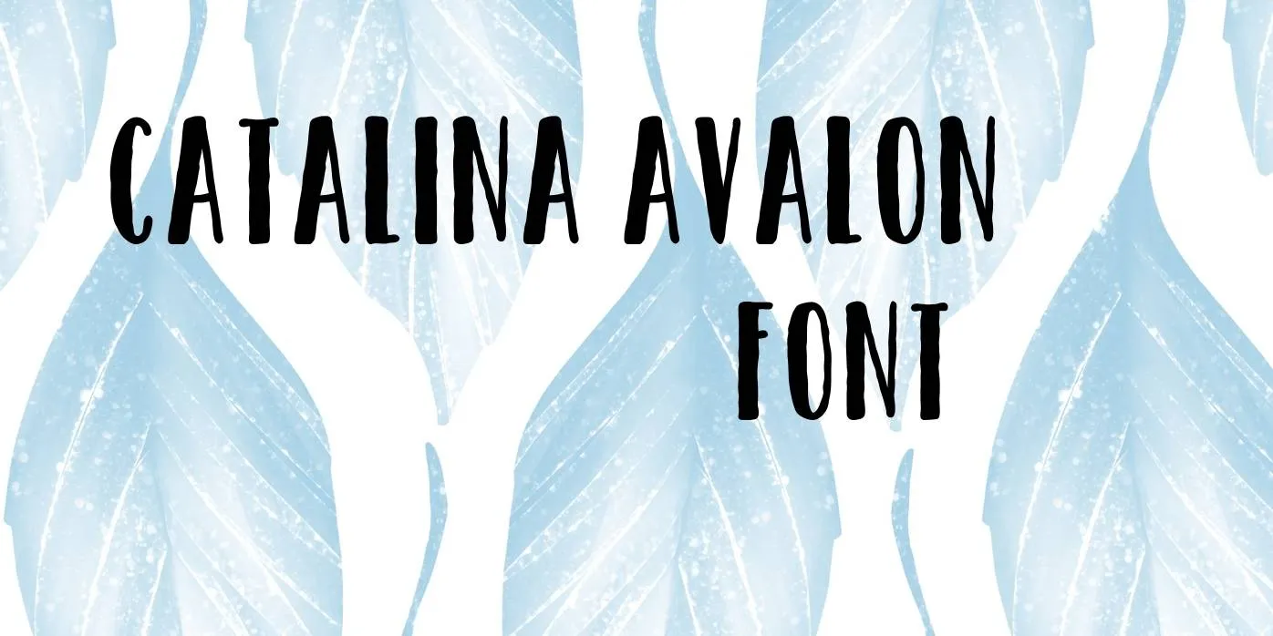 Catalina Avalon Sans Font Free Download