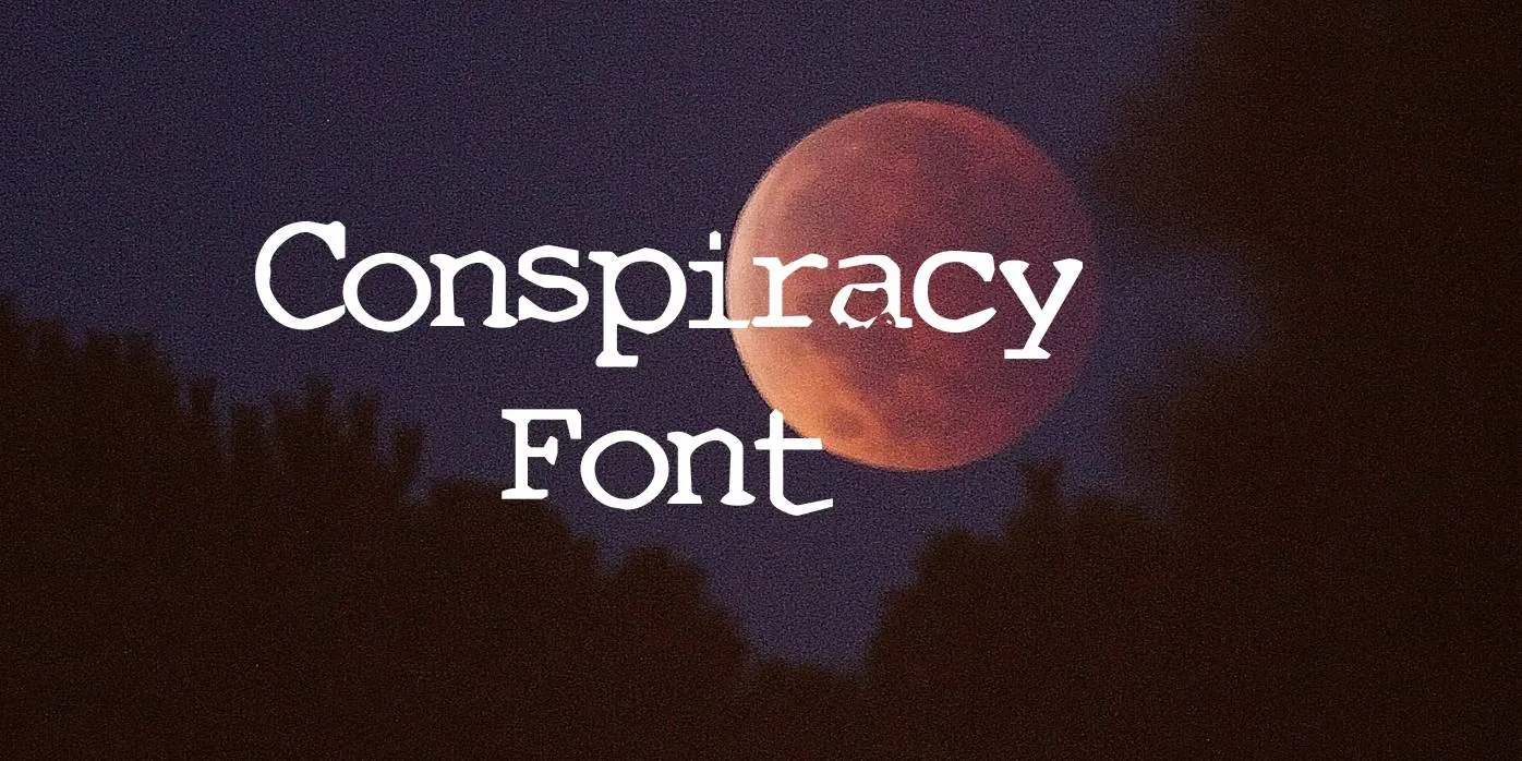 Conspiracy Font Free Download