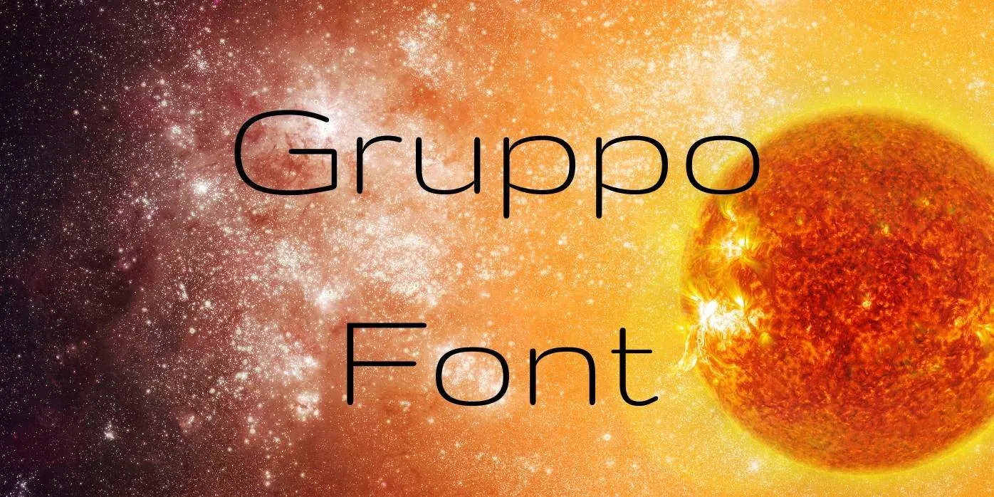 Gruppo Font Free Download