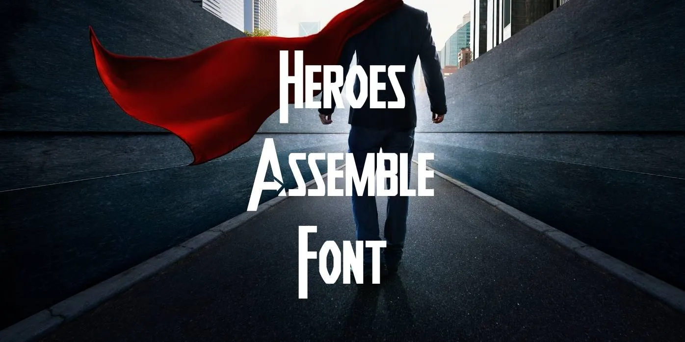 Heroes Assemble Font Free Download