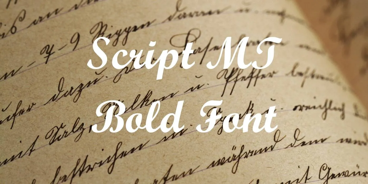 Script MT Bold Font Free Download