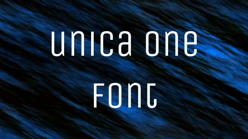 Unica One Font Free Download