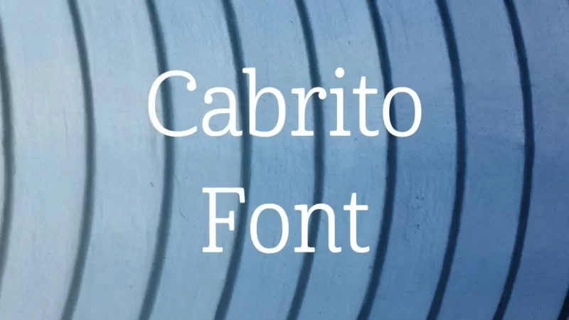 Cabrito Font Free download