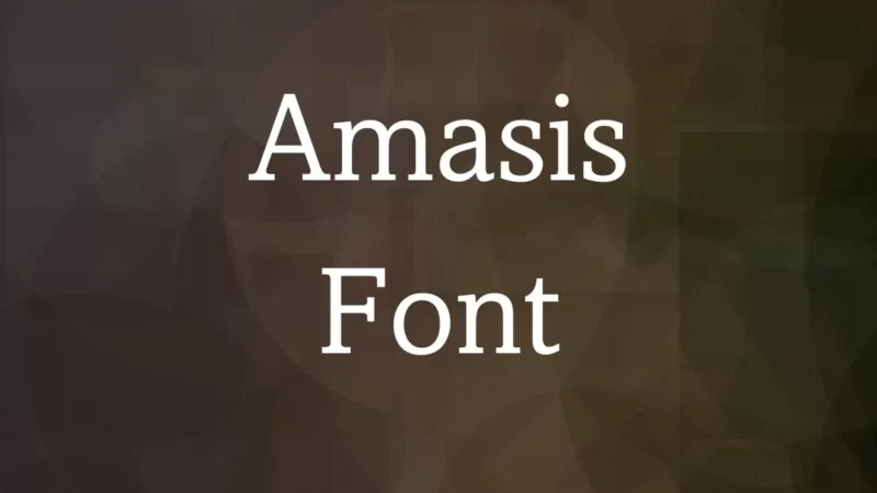 Amasis Font Free Download