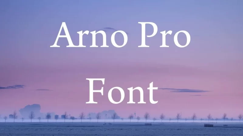 Arno Pro Font Free Download