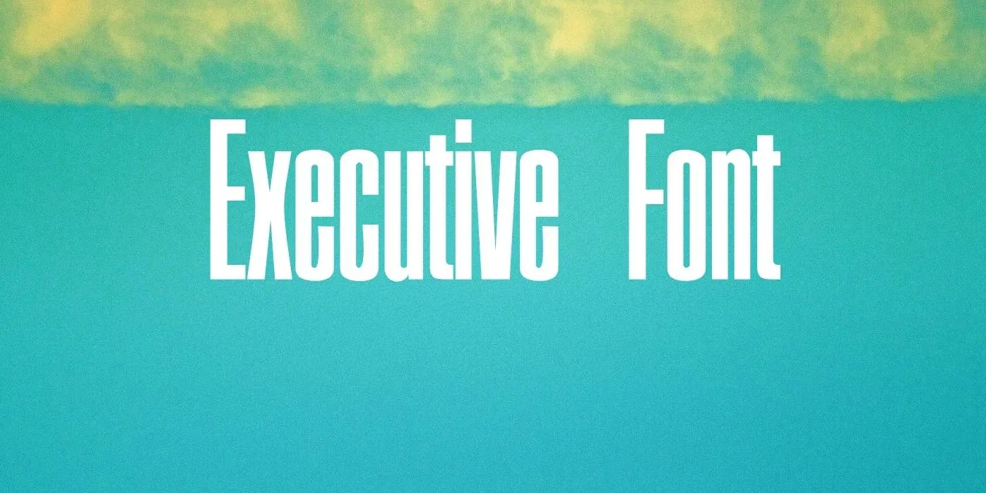 Executive Font Free Download