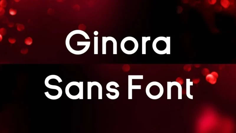 Ginora Sans Font Free Download