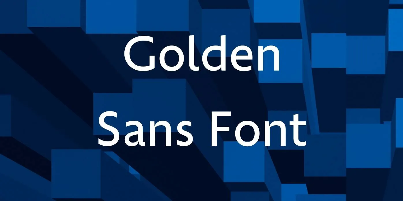 Golden Sans Font Free Download