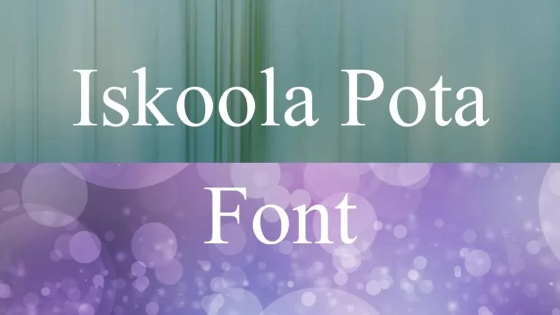 Iskoola Pota Font Free Download