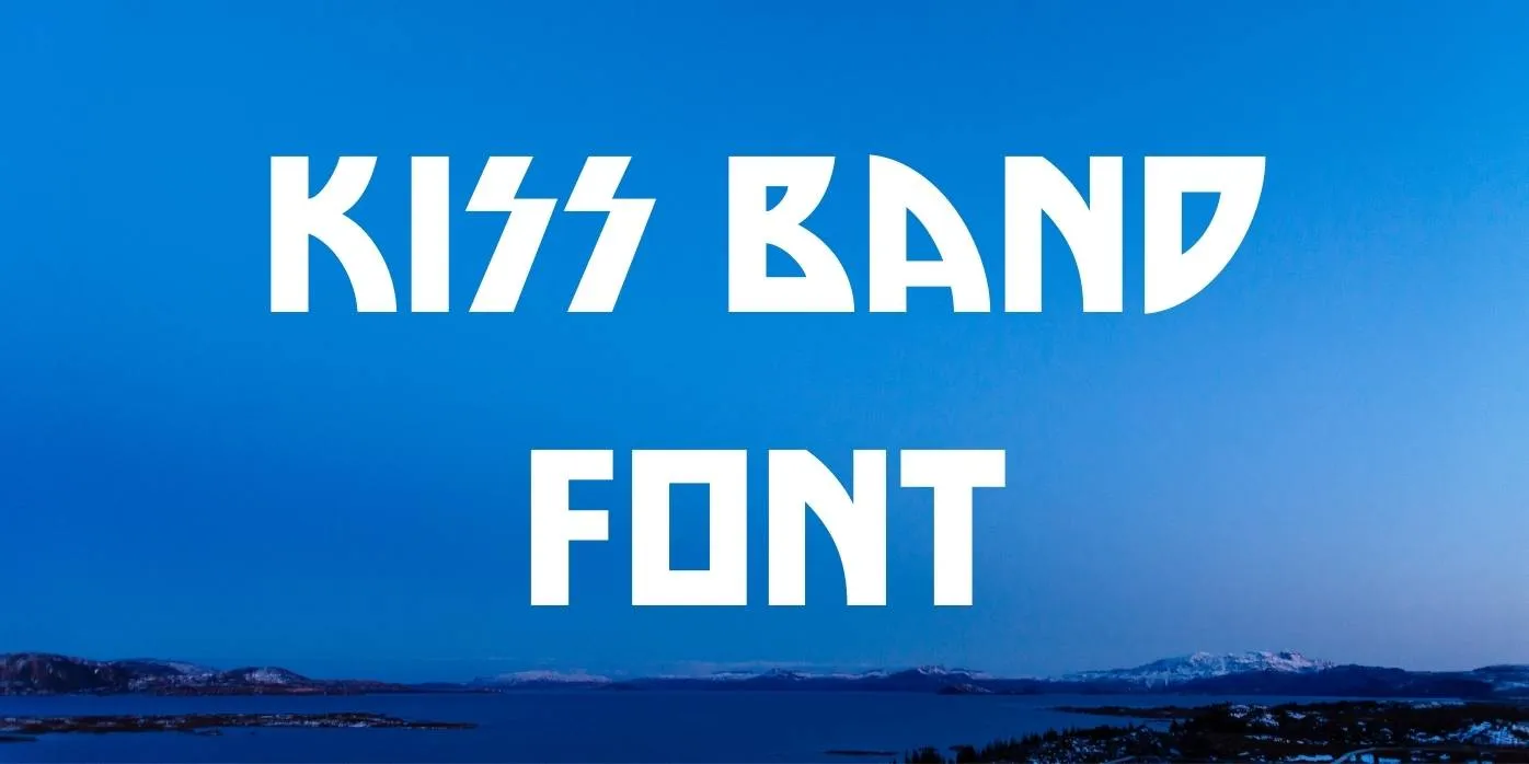 Kiss Band Font Free Download