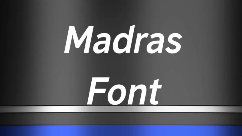 Madras Font Free Download