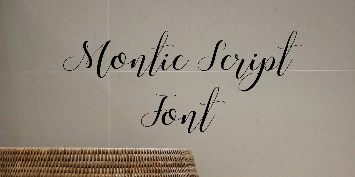 Montic Script Font Free Download