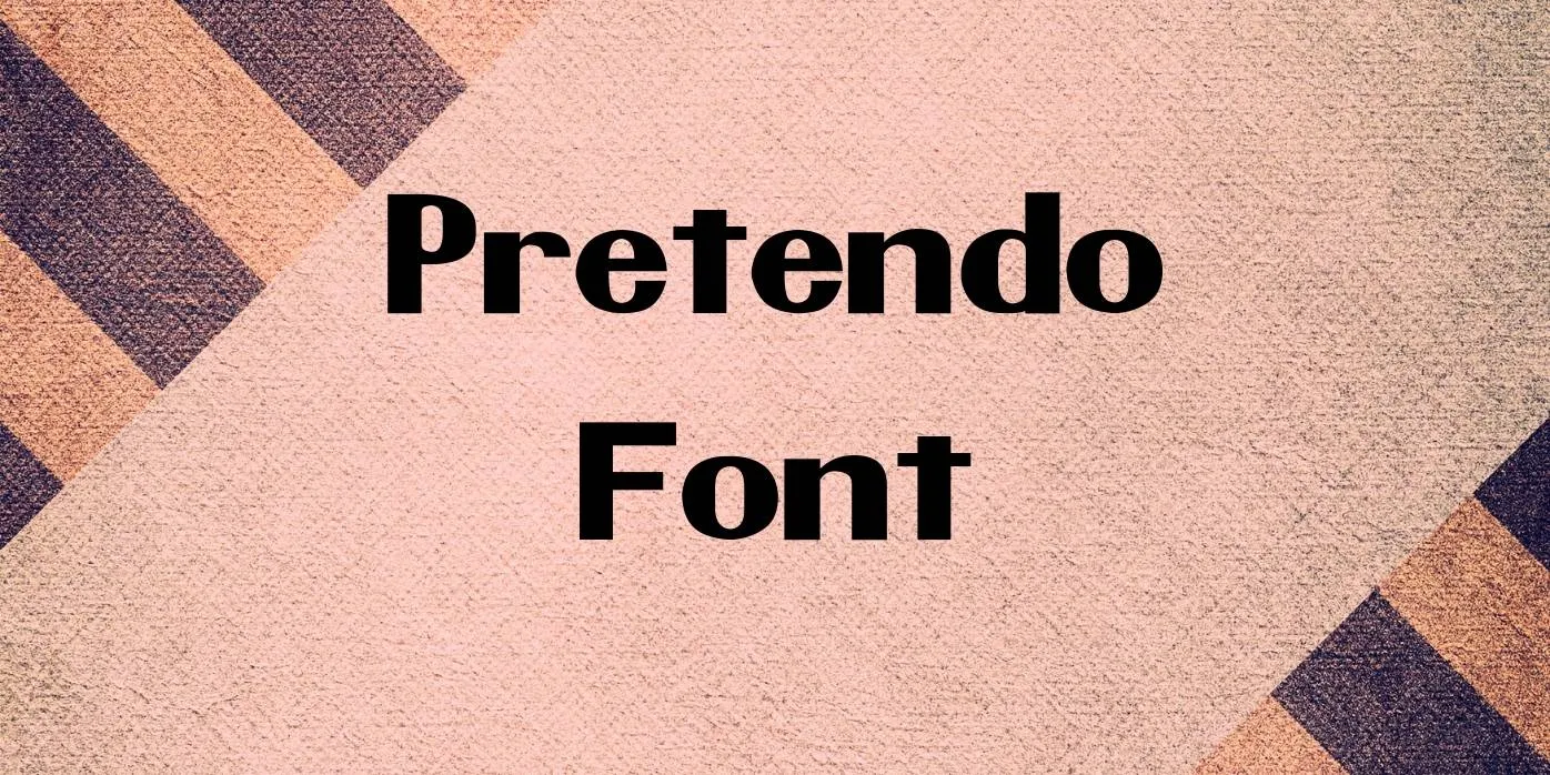 Pretendo Font Free Download