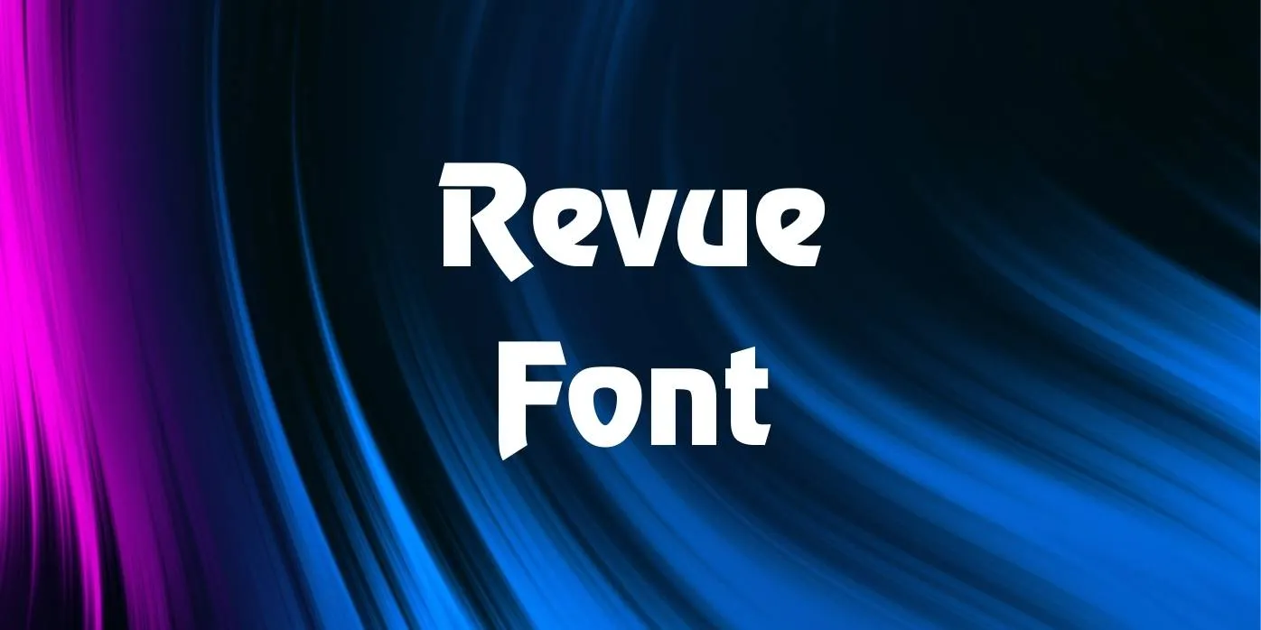 Revue Font Free Download