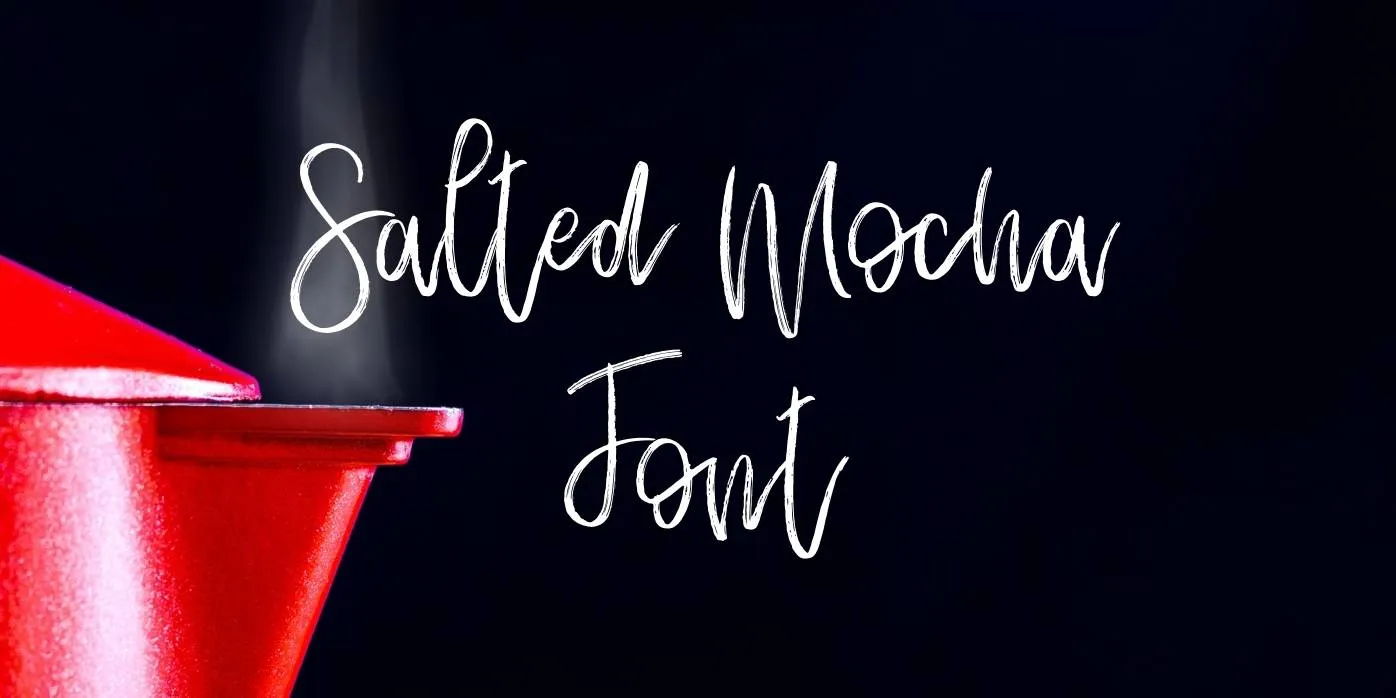 Salted Mocha Font Free Download