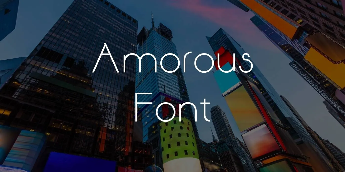 Amorous Font Free Download