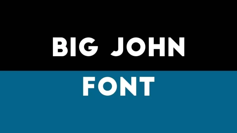 Big John Font Free Download