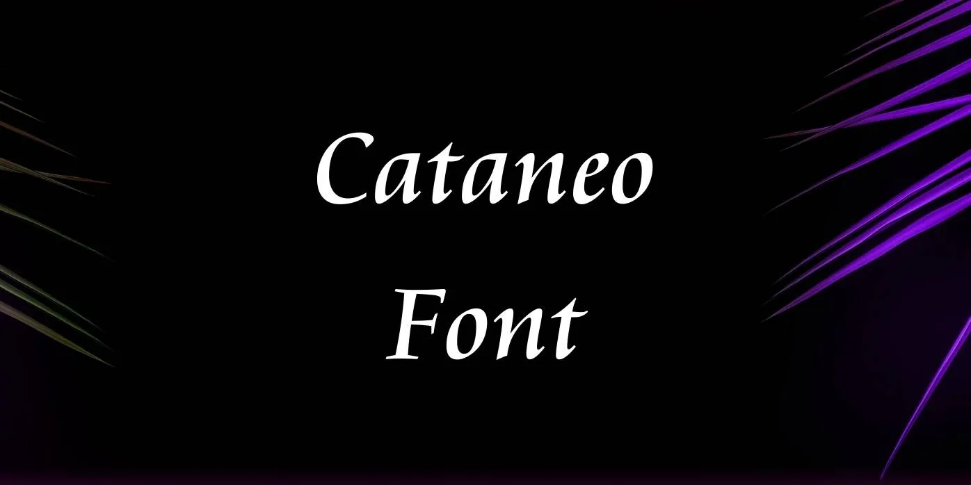 Cataneo Font Free Download