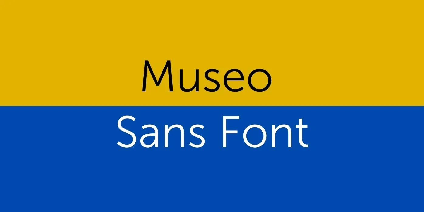 Museo Sans Font Free Download