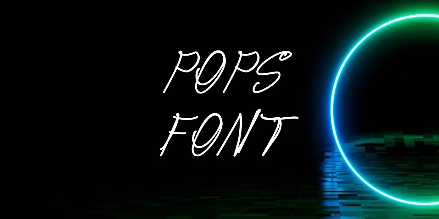 Pops Font Free Download