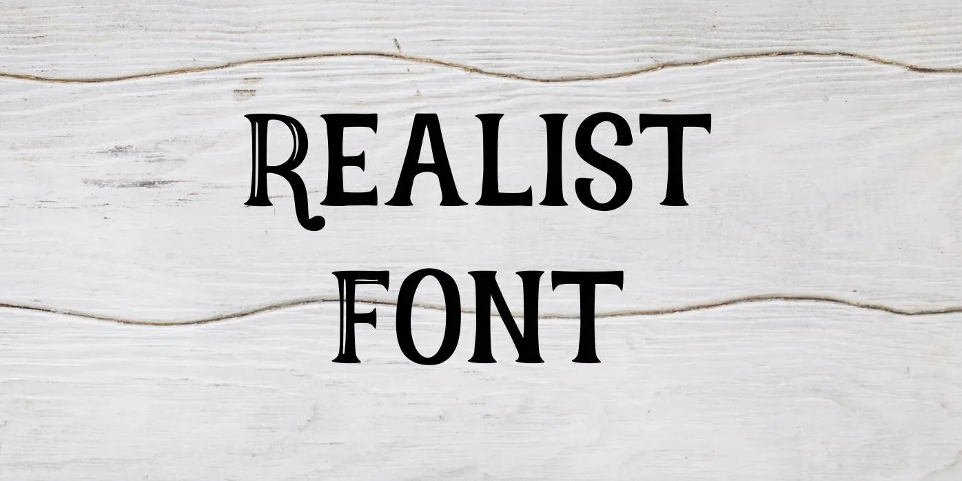 Realist Font Free Download