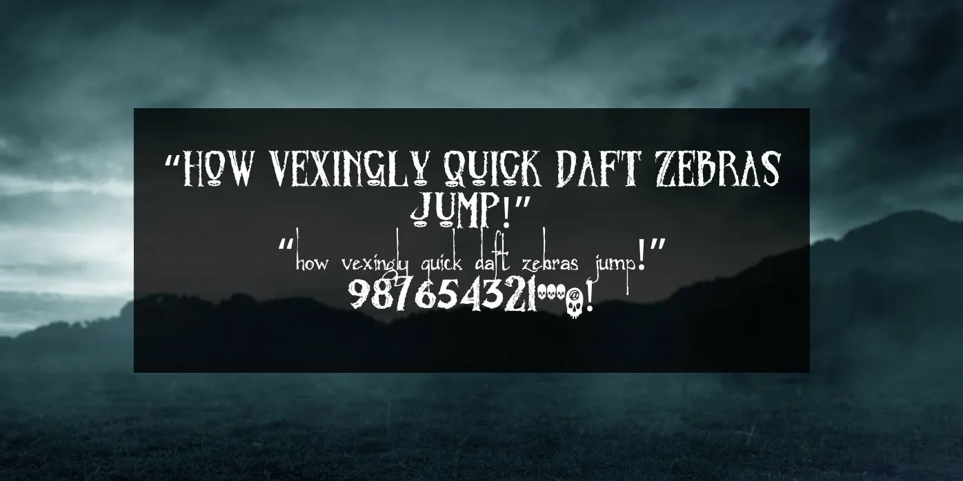 Zombified Font