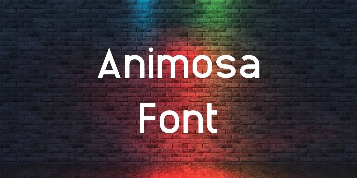 Animosa Font Free Download