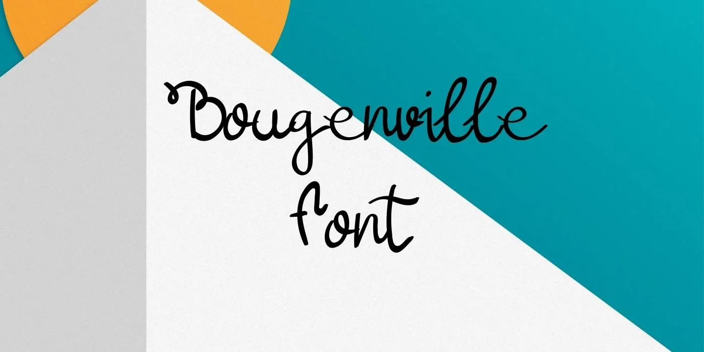 Bougenville Font Free Download