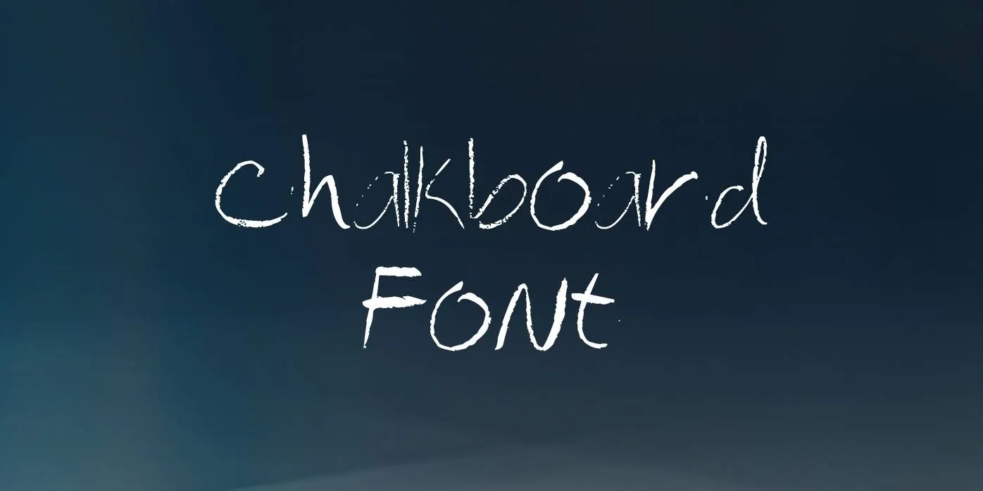 Chalkboard Font Free Download