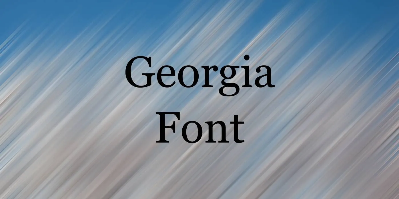 Georgia Font Free Download