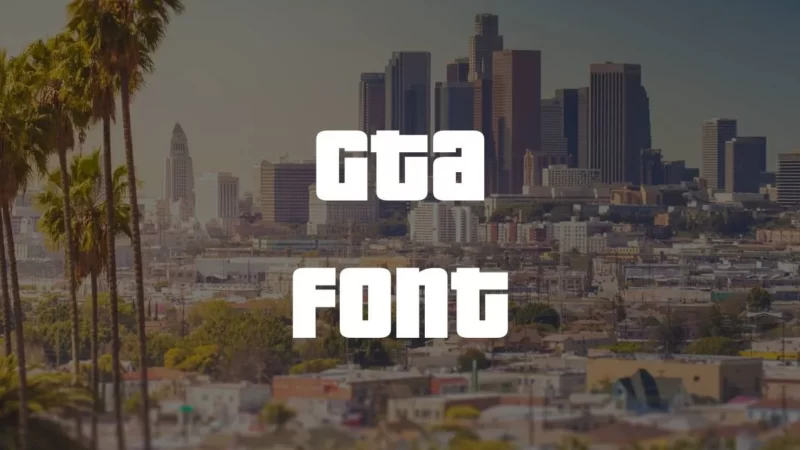 GTA Font Free Download