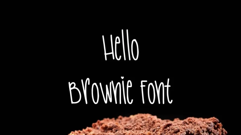 Hello Brownie Font Free Download